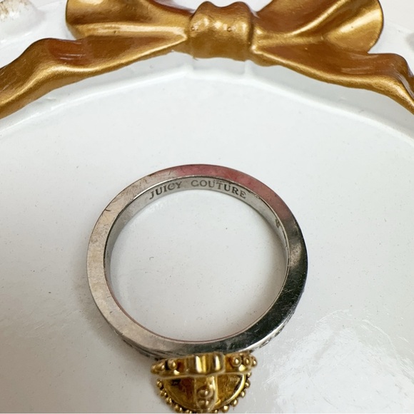 Vintage Juicy Couture Crown Wish Ring Size 7 - Picture 8 of 9